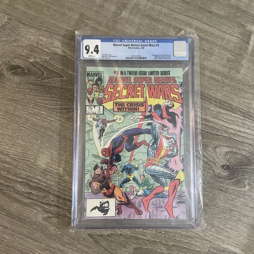 Marvel Super Heroes Secret Wars 3 CGC 9.4 - 1st Volcana & Titania +She-Hulk MCU