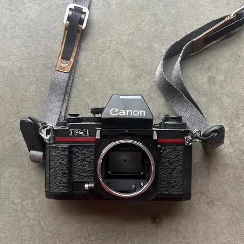 Canon NEW F-1 N 35mm SLR Film Camera black Body AE Finder