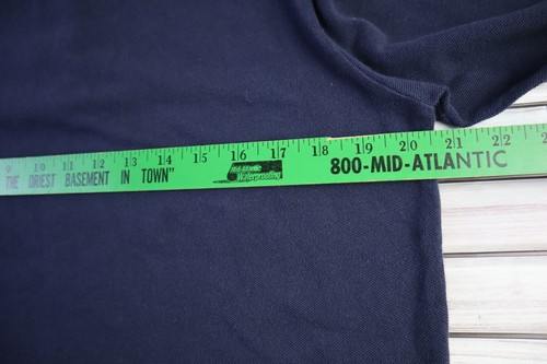 Lacoste Polo Shirt Mens FR 5/ US Large Blue Long Sleeve 100% Cotton - Picture 8 of 9