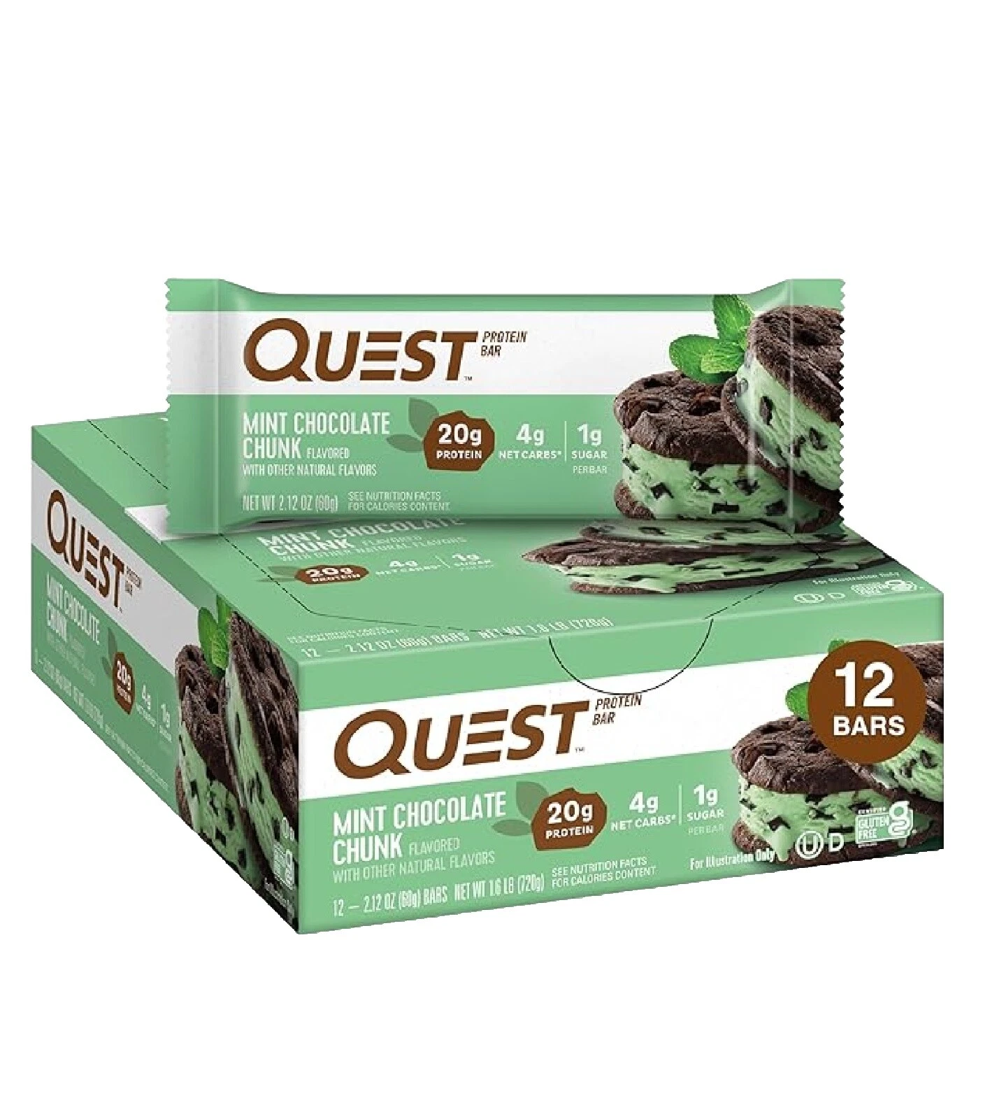 Barras, bebidas y píldoras de resistencia y energía Quest Protein Nutrition