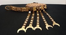 She-Wolf Roman Cingulum Belt, Medieval Ren faire Roman Leather Cingulum Belt