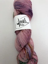 LushKnit Yarn Hand Dyed Verigated Superwash Merino Fingering Super Star Sock