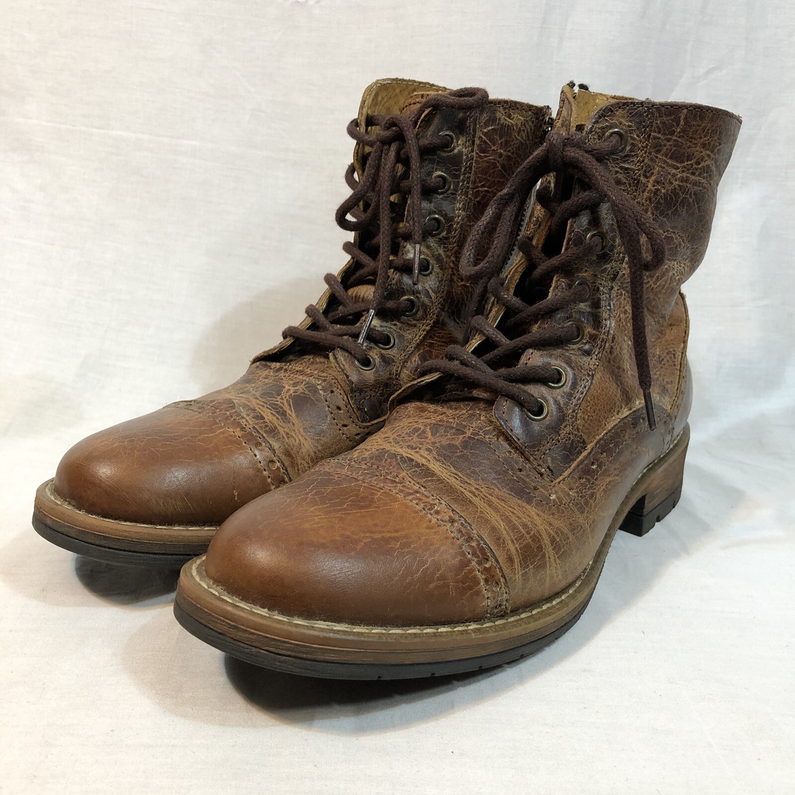 steve madden cap toe boot