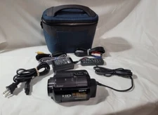 Sony HDR-XR200V HD 1080i 120GB HDD GPS digital camera camcorder TESTED AND WORKI