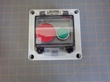 OELFFOW IP67 Button Switch Outdoor Waterproof Box 2 Push Letter Red and Green