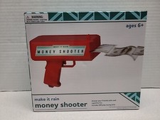 Make It Rain Money Shooter Includes 100 Play Money Notes Fun Novelty Gag Gift