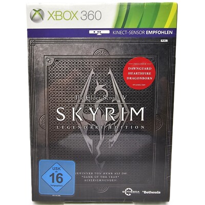 TES V Skyrim Legendary Edition - Xbox 360 Spiel - Neu - PAL