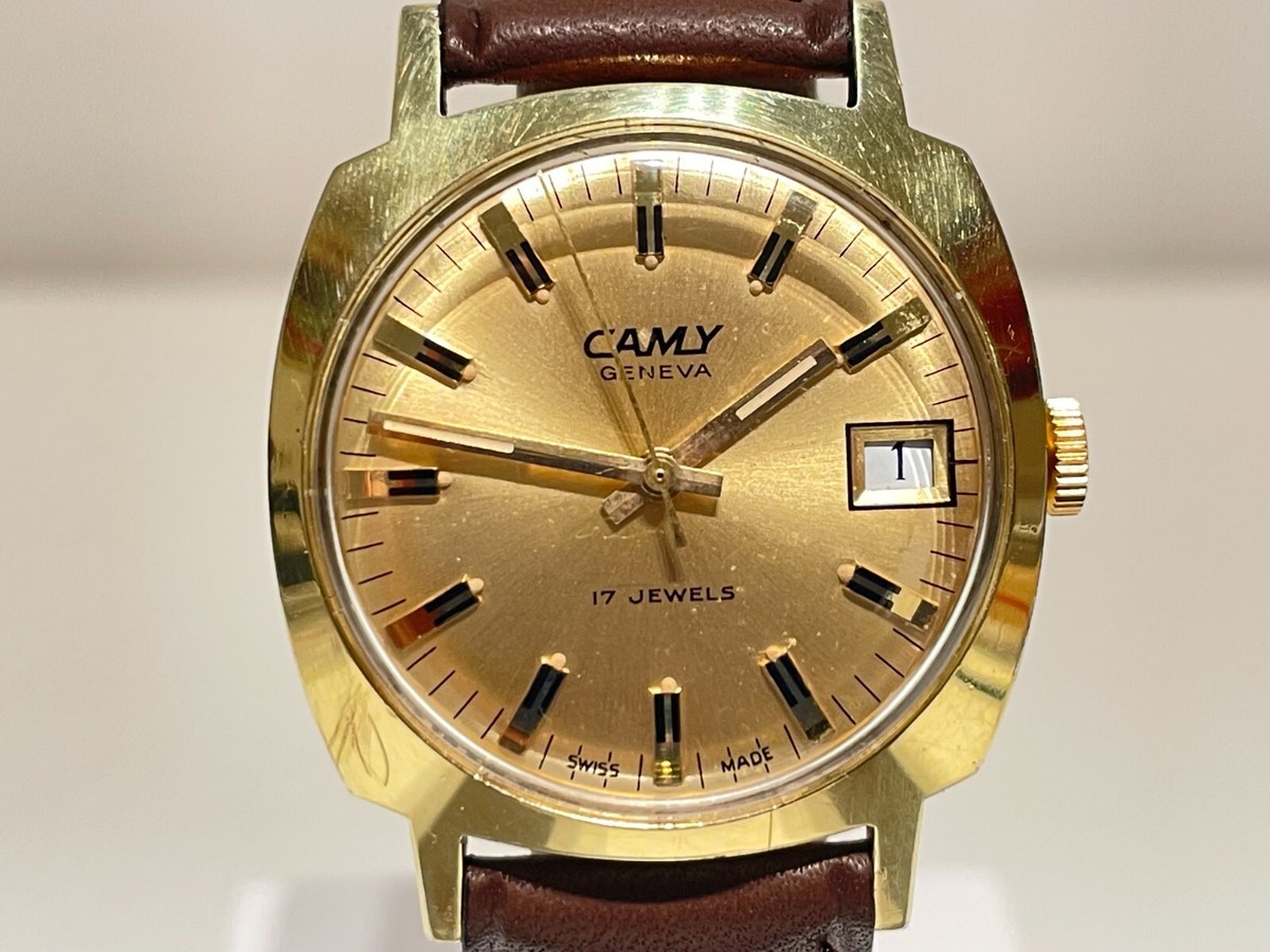 VINTAGE LUXURY SWISS CLASSIC GOLD PLATED MEN'S MECHANICAL WATCH
