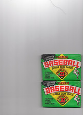 2 Packs 89 Bowman Baseball Griffey Jr, Smoltz, Sheffield Rookies NICE PACKS