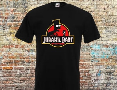 MAN & WOMAN - T-SHIRT - PRINT - SHIRT - SIMPSONS BART - FREIZEIT SHIRT