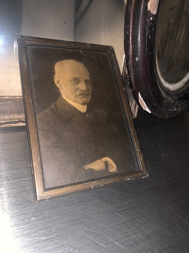4 ANTIQUE FRAMED PHOTOGRAPHS CREEPY COOL ORIGINAL PERFECT FOR HALLOWEEN 1 @ 1914 - Picture 7 of 13