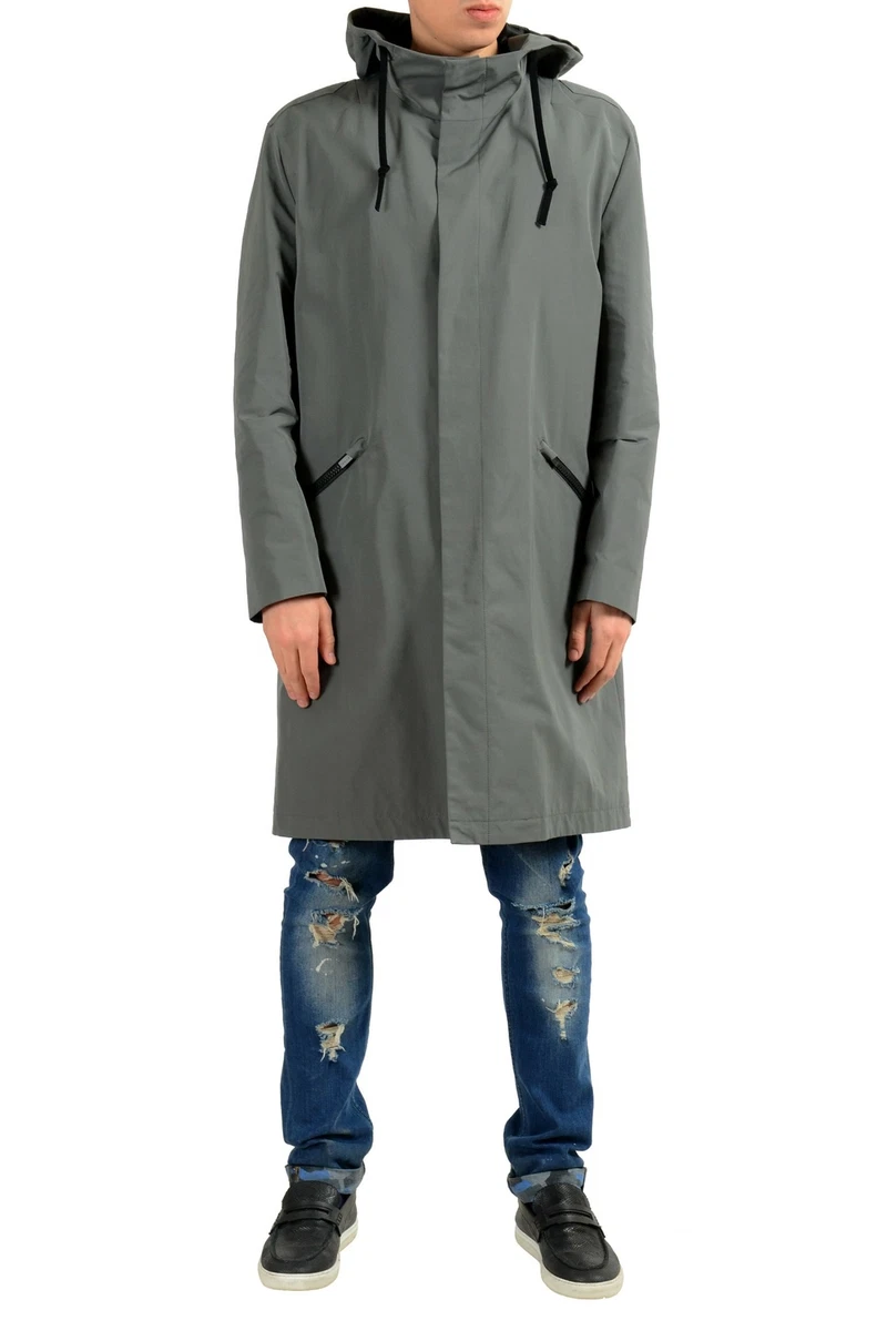 Hugo boss cheap raincoat mens