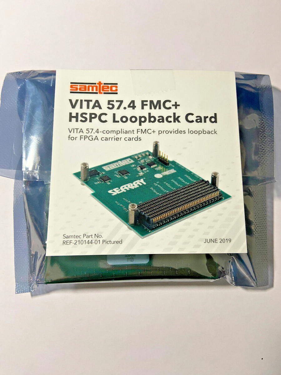 SAMTEC vita 57.4 FMC+ HSPC loopback card for FPGA carrier cards | eBay