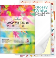 Evergreen Goods A4 Printable Sticker Paper | Self-Adhesive Label Paper