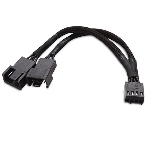 4 Pin PWM To Dual PWM Splitter Adapter Cable Fan Case For CPU Su F8T5 - Photo 9/11