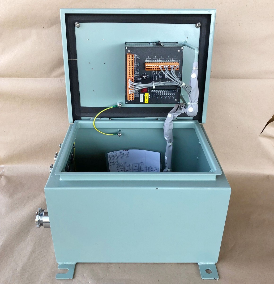 HANLA OVMS50 OXYGEN VAPOR PRESSURE MONITORING ALARM PANEL HL