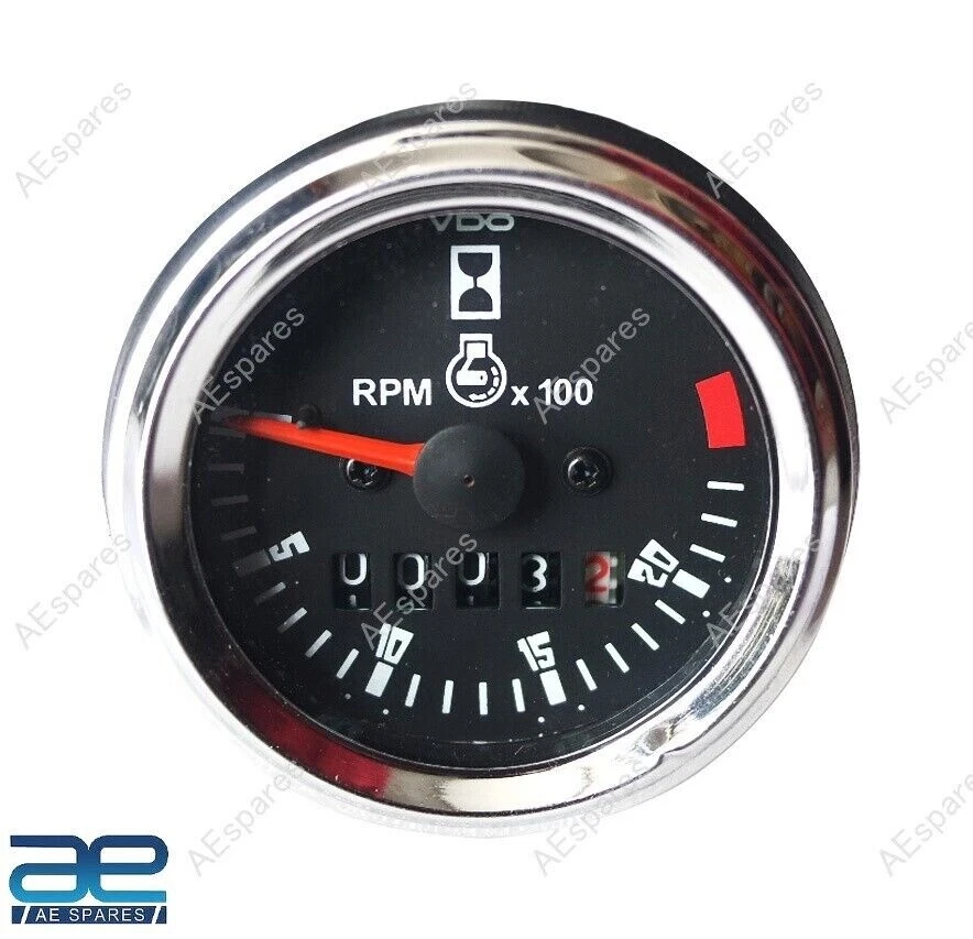Hour RPM Meter RPMx100 For Long Farmtrac 45 60 Tractor 92NH-17360AB view 6