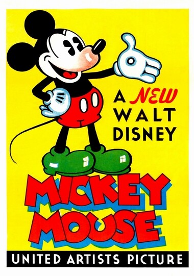 Mickey magazine 美品　レア物 MICKEY MOUSE POSTER - RARE 1932 DISNEY PROMO - HIGH GLOSS - PHOTO