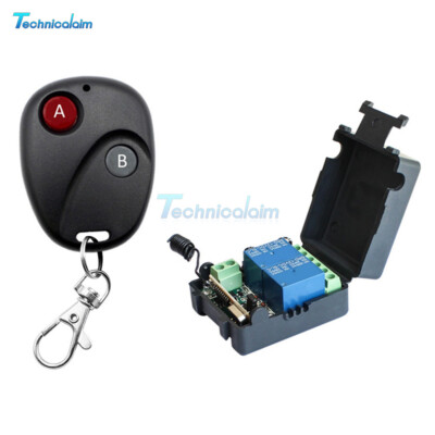 DC12V 2Channel Wireless Remote Control Switch Relay Receiver Module 315/433MHz