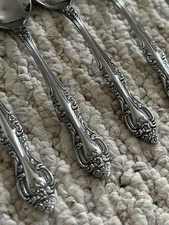 Rogers Co Stainless Flatware Korea 50 pc Set Service For 8 Unknown Pattern