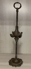 ANTICA LAMPADA FIORENTINA IN BRONZO A 4 FUOCHI