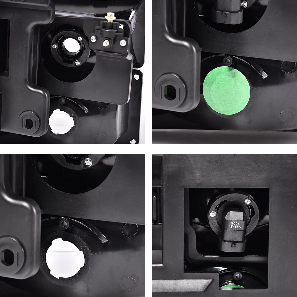 1994 Gmc Sierra 1500 Front Bumper Spec-D Headlight Assembly Kit For 94-98 Chevy C/K Pickup & Tahoe - With Corner Lamps 97 Chevy 1500 Headlights - Foto 3