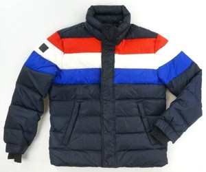 sam red puffer jacket