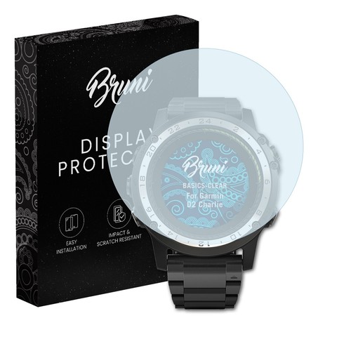 Bruni 2x Protective Film for Garmin D2 Charlie Screen Protector - 第 1/8 張圖片