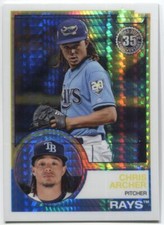 2018 Topps Update CHRIS ARCHER 1983 Silver Pack Chrome - TAMPA BAY RAYS - #128