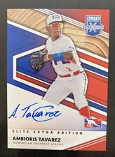 AMBIORIS TAVAREZ 2020 Panini Elite Extra AUTO #DPL-AT SP Dominican Prospect