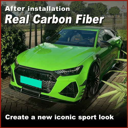 DRY Carbon Frontlippe Spoilerlippe Frontspoiler für Audi RS7 Sportback 2020-2023 - Bild 4 von 12
