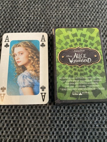 Alice im Wunderland Playing Cards 2010 Tim Burton Film Johnny Depp (b3)