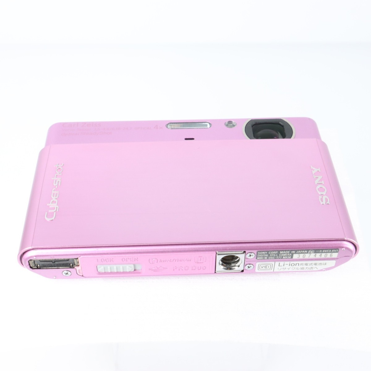 SONY DSC-T77 Digital Camera Pink Cyber Shot 4.0x Optical SONY DSC-T77 Digital Camera Pink Cyber Shot 4.0x Optical
