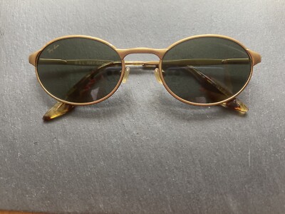 Vintage B&L Ray-Ban Sonnenbrille Oval W2981 Highstreet Schildkröte Bausch 
