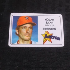 1981 Permagraphics credit card Perma Graphics Nolan Ryan Astros 