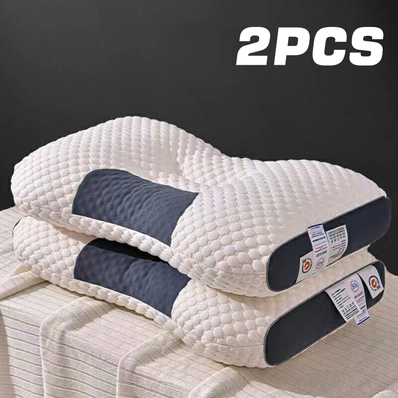 Cervical Memory Foam Pillow Neck & Shoulder Pain Ergonomic Orthopedic