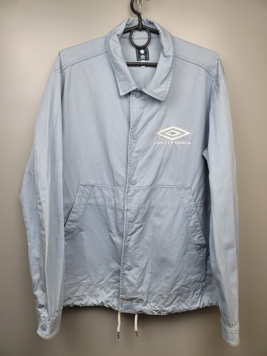 Clothing Pretty Green Light Blue Jacket Pretty Green X Umbro