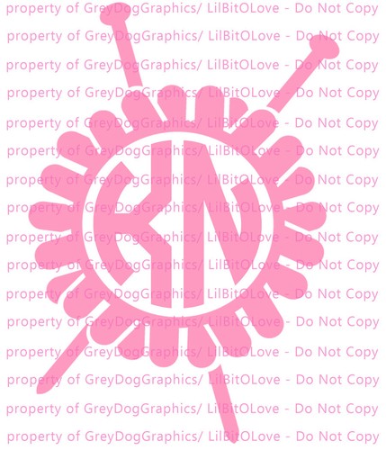 Maßgeschneiderte Yeti-Größe Stricknadeln Garn & Monogramm Vinyl Aufkleber Initialen Aufkleber - Bild 17 von 22