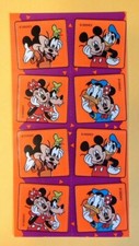 Vintage Mickey Mouse Disney HALLOWEEN Sticker Sheet Donald Duck Goofy Minnie HTF