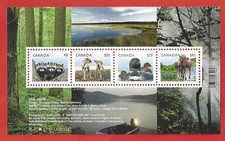 🍁Canada  #2504    BABY WILDLIFE       Brand New  2012  Souvenir Sheet Issue