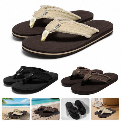 Men's EVA Flip Flops Non Slip Beach Sandals Casual Summer Slippers
