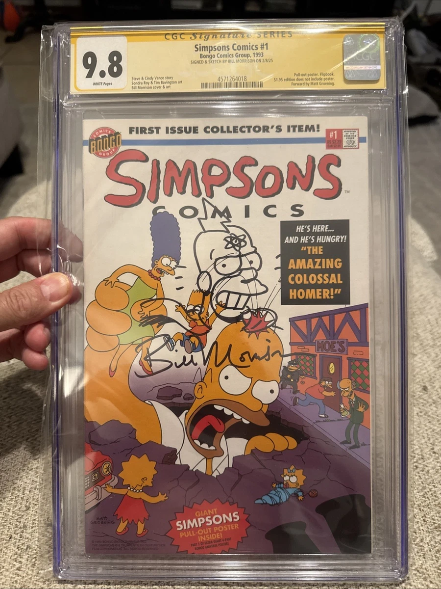 Simpsons 9.8 Near Mint/Mint Comics, Graphic Novels & TPBs for sale