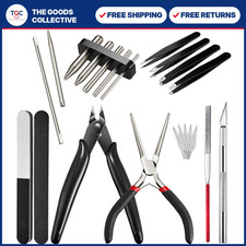 17-Piece Metal Model Tool Kit for 3D Puzzle Assembly  Crafting Projects