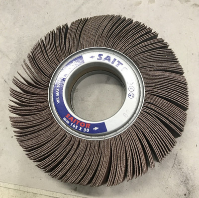SAIT, Lamellenscheiben, Schleifmop, 165x30, P60,(5 Stück /Packung)