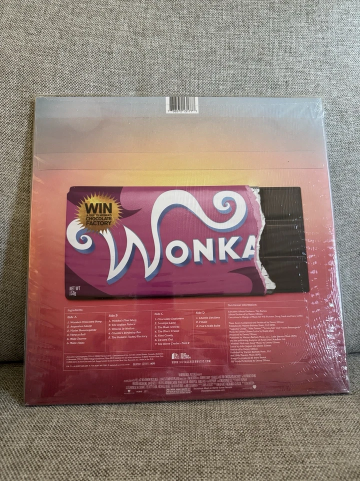Willy Wonka Charlie & The Chocolate Factory Vinyl Soundtrack 363/500 Limited Ed - Image 3 of 3