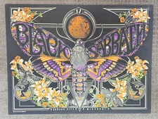 BLACK SABBATH KANSAS CITY 2016 HAZMAT ORIGINAL SILKSCREEN POSTER OZZY