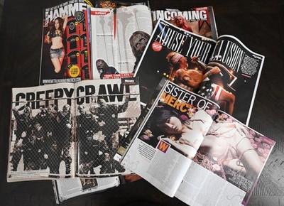 UK Metal Hammer 9 magazine lot - Slipknot, Guns & Roses, Spiritbox Machine Head