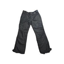 Women's Ocean & Earth Fleece Lined Ski Snowboard Pants - Black - Extra Small