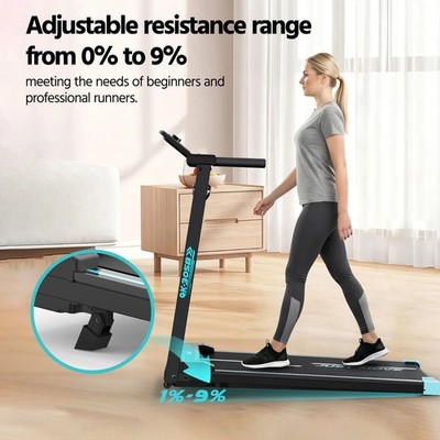 Klappbares Laufband Laufmaschine Steigung 9% 4 in 1 Walking Pad Bluetooth 14km/h