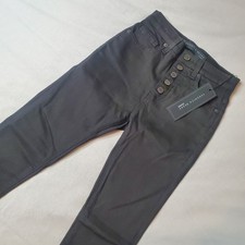 Veronica Beard Women's Size 24 NWT Debbie Skinny High Rise Jean Coated Black